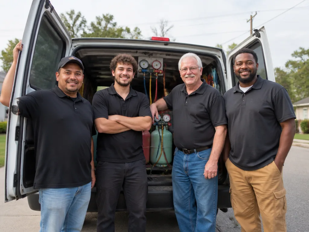 Louisiana Central Air Installation team